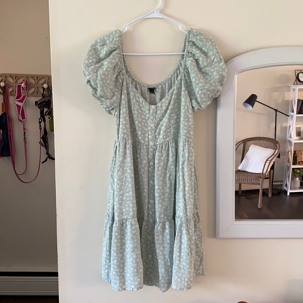 Pastel Green Cute Dress